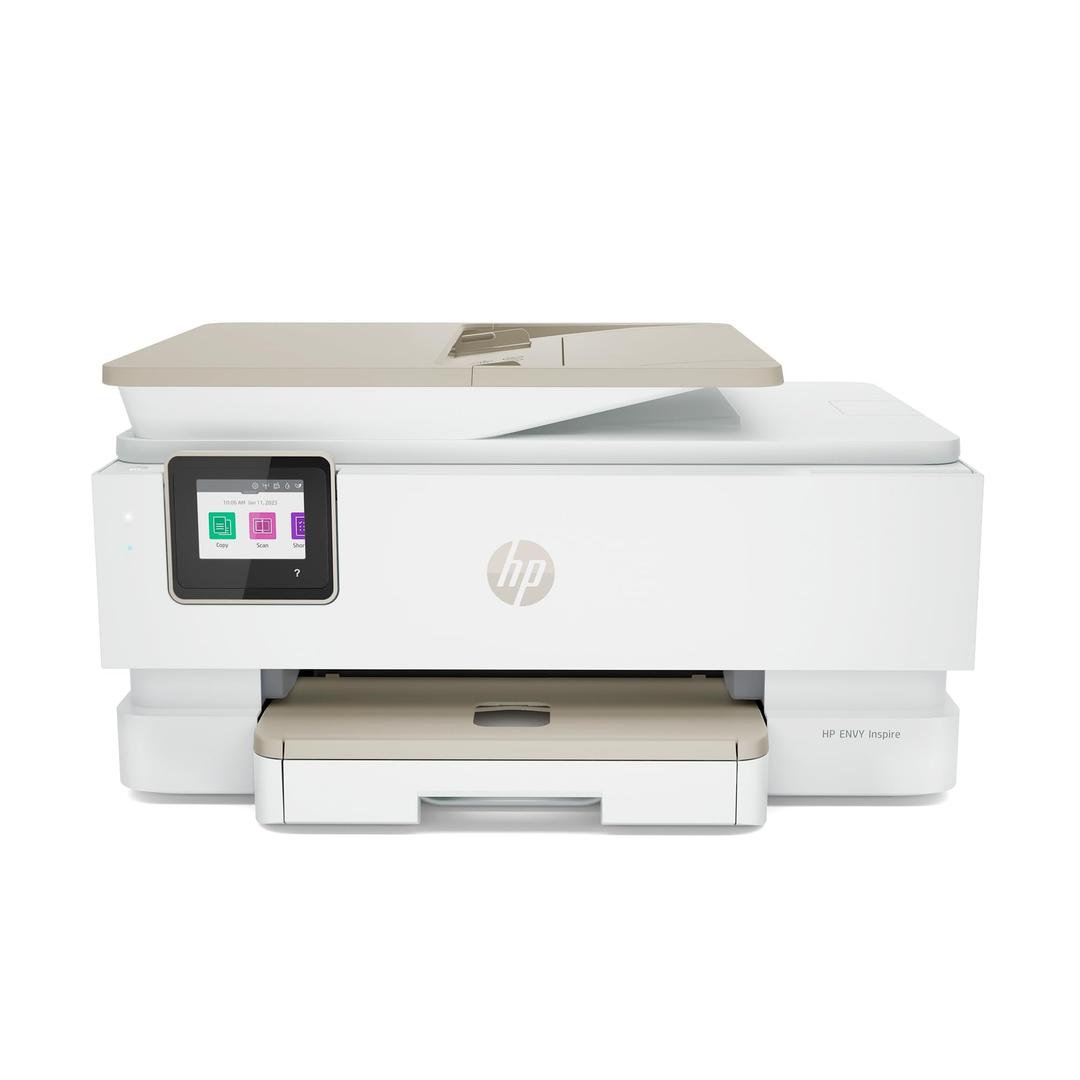 HP Envy Inspire 7955e Inkjet Printer All in One Wireless Printer Copy Scanners 2.7 Inch Touchscreen 15ppm Black 10ppm Color Phone Computer Wireless Printers for Home Use Office 1W2Y8A 