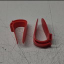 Car Seat Strap Organizer Clip  Keep Harness Straps Neat & Easily Accessible  Prevents Twisting & Tangling  Universal Fit for Infant, Toddler, and Booster Seats  Quick Installation, 2 Pack (Red)