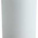 Drinking Tumblers, 11 Ounce Stainless Steel Drinking Cups, Reusable Steel and Durable Cups for Toothbrush Holder (White)