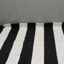 KOZYFLY Black and White Striped Rug Doormat 23.5' x 35.4' Cotton Woven Washable Black Indoor Outdoor Rugs for Layered Door Mats Porch/Kitchen/Farmhouse