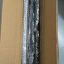 LZRS Adirondack Square Outdoor Side Table with Umbrella Hole, Pool Composite Patio Table,HDPE End Tables for Backyard,Pool, Indoor Companion, Easy Maintenance & Weather Resistant(Light Grey)