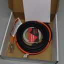 HEATIT Pipe Heating Cable with Thermostat Electric Heating Cable Automatic Heat Tape Pipe Freeze Protected Heated Cable 22 Feet