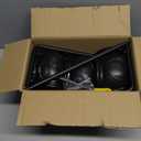 12 PCS Cauldron Halloween Decor, Large and Mini Black Plastic Hanging Cauldrons Serving Set, Spooky Witches Cauldron Desserts Candy Serving Bowls for Table Indoor Home Hocus Pocus Party Decorations