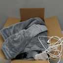 hooga Grounding Blanket for Improved Sleep, Pain Relief, Energy, Inflammation. Grounded Throw, Earth Connected Bedding. Conductive Silver Fiber. Grounding Cord Included. 60x80 Inch, Queen Size.