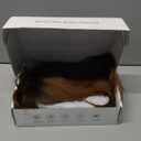 Starluck Wig for Women Lace Front Wigs Synthetic Wigs for Women 18-Inch Shoulder Length Layered Natural Wavy Ombre Red Brown