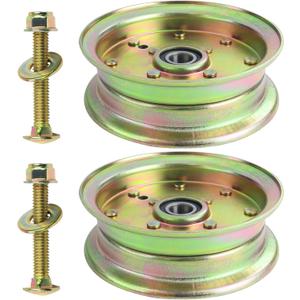 2 Pack 589766102 Replaces Husqvarna 539132728 Deck Idler Pulley for Husqvarna Z246 Idler Pulley, RZ4623, RZ46i, Z248F, MZ61, MZ6128 - with 42" 46" 48" 54" 61" Decks