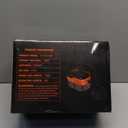 Steam Cleaner for Home & Car-Portable Handheld Steamer for Cleaning with 3-Level Handle, 15s Heat-Up, Large Tank, 16 Accessories - Clean Grease, Grout, Tile, Floor, Couch, Dirt, Furniture (Orange)