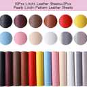 Faux Leather Bow Making Kit, Hair Bow Making Kit,Leather Bow Kit