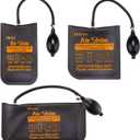 Air Wedge Bag,HTCELLE 3 Piece Commercial Grade Air Wedge Bag Pump Professional Leveling Kit & Alignment Tool Inflatable Air Wedge for a Variety of Jobs,Sizes/Small/Medium/Large.