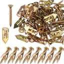 2 x 80 Pcs Self Drilling Drywall Anchors with Screws Kit, Zinc Plated Steel Self Drilling Wall Anchors Heavy Duty, No Drill or Holes for TV, Shelf Straps, Bike, Cabinets, Gypsum Boards
