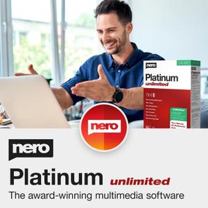 NERO - THE MULTIMEDIA SOFTWARE : Nero Platinum Unlimited | Video Editing | Backup | Manage & Play Media | 8K | Photos | Music | PC Tuning | Windows 11/10/8/7| 1 PC