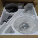 TALOYA Ceiling Fans with Lights and Remote, 52 inch Low Profile Ceiling Fan with Nightlight, Flush Mount, Reversible, 3CCT, Dimmable White Modern Ceiling Fan for Bedroom, Living Room, Outdoor Patio