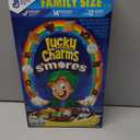 Lucky Charms Smores Breakfast Cereal with Marshmallows, Family Size, 18 OZ, BB Date: 11/26/2025