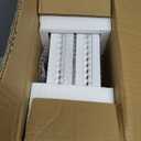 8x10 Picture Frame Set of 4, White Beaded Photo Frames Display Pictures 5x7 with Mat or 8x10 without Mat, Multi Photo Frames Collage for Wall or Tabletop Decor