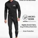 Sbart Premium Men's 1.5mm Neoprene Wetsuit Two Piece Top Jacket + Pants, Keep Warm Comfy, Adult Men Full Body Wetsuit Diving Suit 2pc for Scuba Diving Snorkeling Surfing Paddling Swimming, Large 