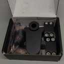 Pivoting Handlebar Risers 2'' Height Rise  Billet Aluminum Universal Motorcycle Bar Clamps for 7/8'' & 1-1/8'' Handlebars  Mounts to Oversize 1-1/8'' Stem Clamp Black