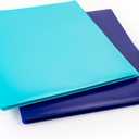 Smead 10-Pocket Organizer, Letter Size, 2 per Pack, 1 Each of Dark Blue and Teal (89204)