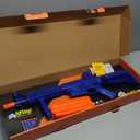 REKT OpFour CO2 Powered Blue Foam Dart Rifle
