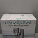 CASABREWS CM5418 Espresso Machine 20 Bar, Compact Espresso Maker with Steam Milk Frother, Stainless Steel Coffee Machine with 34oz Removable Water Tank for Cappuccino, Gift for Women or Men, Silver