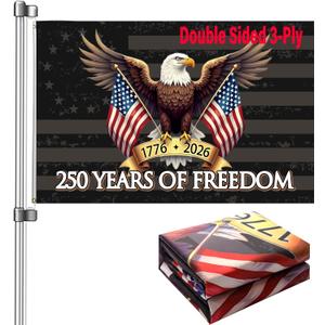 250th anniversary usa Flag 3x5: Double Sided 3-Ply Betsy Ross Flags Heavy Duty - UV Protection & Fade Resistant & Reinforced Brass Grommets - 250 Years Of Freedom