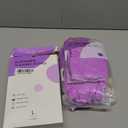 PACIFIC PPE 4 Pairs Reusable Dishwashing Cleaning Gloves with Latex Free, Cotton Lining, Kitchen Gloves, Purple, Medium