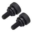 Benlari Fender Seat Bolts Screw Stainless Steel 1/4"20 Thread Compatible with Harley Davidson Sportster Touring Softail Dyna Street Glide Road King Road Glide Electra Glide CVO 1997-2025 Black