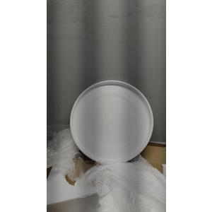 15 Inch Large Ceramic Saucer - Ceramic Drainage Tray for Plant Pot (Matte White)