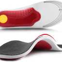 Ailaka High Arch Support Shoe Insoles Inserts for Flat Feet - Orthotic Insoles High Arch for Men Women Arch Pain, Plantar Fasciitis Relief Insoles