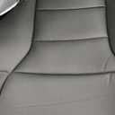 Coverdream Leather Seat Covers Custom Fit for 2026 Tesla Model Y Long Range (Premium) Only,Not for Standard, Armrest Covers Included,  Breathable Waterproof Car Seat Protector(Black)