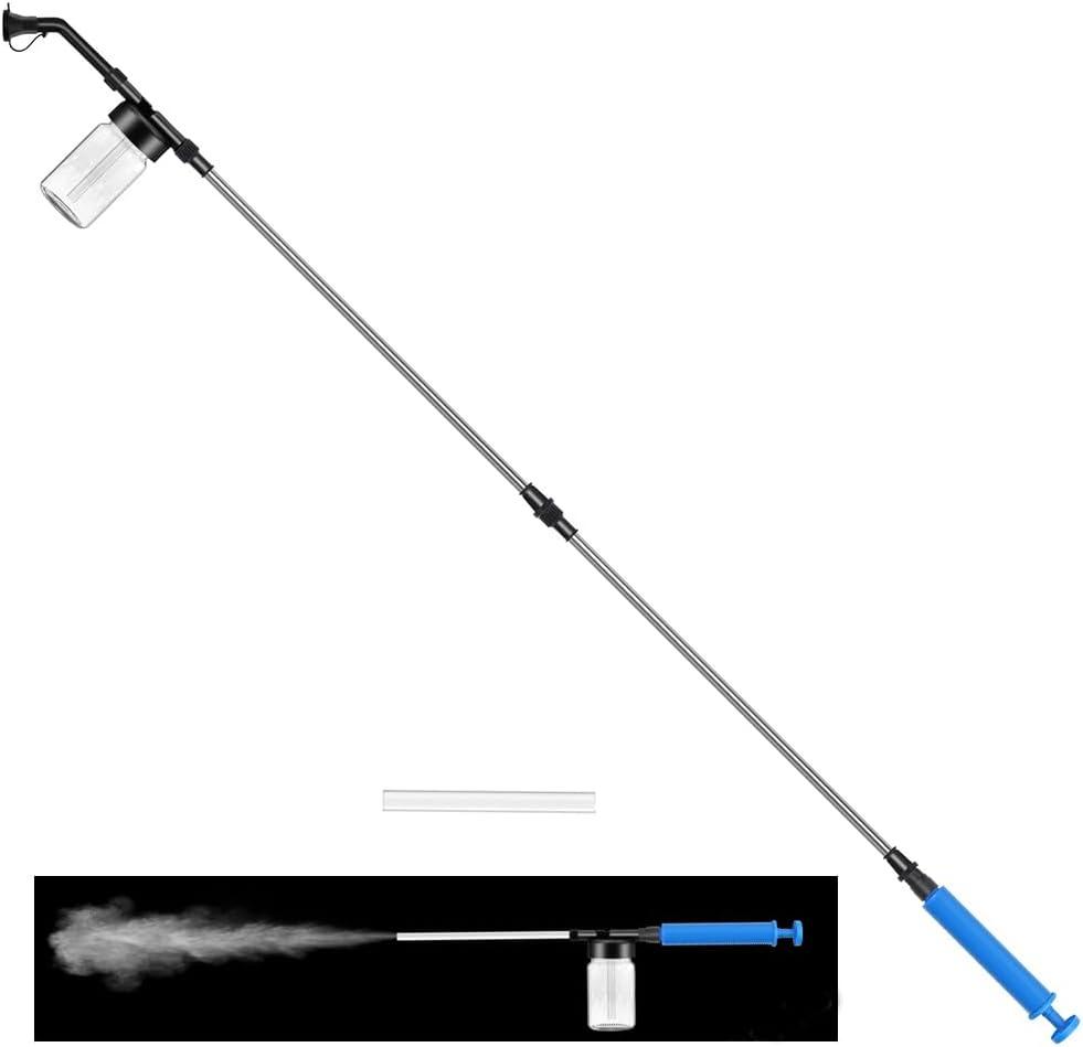 Diatomaceous Earth Duster, Adjustable Length Powder Sprayer, Garden Powder Applicator Dispenser, Indoor and Outdoor Multi-Purpose Powder Sprayer (250ml Capacity)