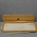 LONBET Toilet Paper Storage for 12 Rolls, Stackable & Foldable - The Ultimate Bathroom Organizer - Waterproof Basket with Bamboo Lid - Elegant Toilet Paper Storage Holder, Beige