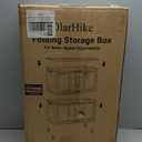 OlarHike 76QT Lockable Storage Bins with Lids - Folding Storage box with Doors and Wheels, Collapsible Plastic Bins for Closets, Office, Stackable Organizer and Containers, Gifts, 3 Pack Cubes