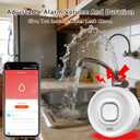 100dB Loud Wireless Water Leak Detector, WiFi Water Leak Sensor for Kitchen Bathroom Basement, Floor & Pipe Drip Alert