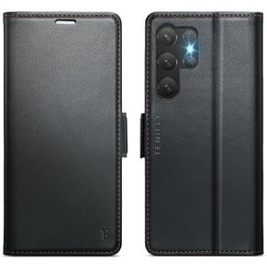 Tenifly for Samsung Galaxy S25 Ultra Case Wallet with RFID Blocking Card Holder, PU Leather Kickstand Protective Flip Phone Cover Fit for Galaxy S25 Ultra 6.9", Black