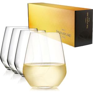 Libbey Signature Greenwich Stemless Wine Gift Set of 4,