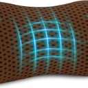 Lumbar Pillow, Memory Foam Lumbar Support Pillow for Office Chair and Car Seat, Ergonomic Streamline Back Pillow for Lower Back Pain Relief, Back Support Pillow for Sitting, Driving, Traveling (Light Coffee)