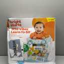 Bright Starts Learn-to-Sit 2-Position Baby Floor Seat with Toys, Unisex, 4-12 Months, Wild Wiggles