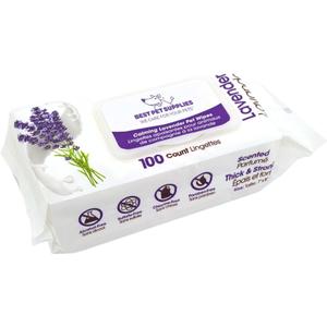Best Pet Supplies Pet Wipes for Dogs - Dog Wipes Cleaning Deodorizing, for Coats, Ears, Paws - Calming Lavender, Aloe Vera, 200 Count