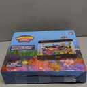 Artificial Fish Tank Virtual Ocean Toy with 2H or 6H Timer, Dimmable Lights, Mini Desk Decor, Colorful Aquarium, Motion Lamp Night Light for Kids with Moving Fish