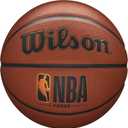 WILSON NBA Forge Series Indoor/Outdoor Basketballs (Size 7 - 29.5", Brown)