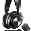 SteelSeries Arctis Nova Pro Wireless Multi-System Gaming Headset - Premium Hi-Fi Drivers - Active Noise Cancellation - Infinity Power System - ClearCast Gen 2 Mic - PC, PS5, PS4, Switch, Mobile
