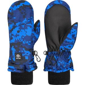 N'Ice Caps Kids Waterproof Snow Mittens Cold Weather Thinsulate Insulated, 1-2 Year