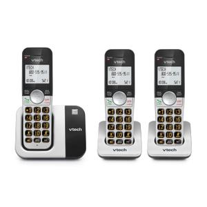 VTech Cordless Phone 3-Handset with Large Display and Big Buttons, DECT 6.0 with Caller ID/Call Waiting, Full Duplex Speakerphone, ECO Mode, Last 10 Number Redial, Easy to Use,VG231-3