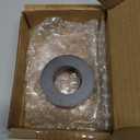 Ferrite Ring Magnets - OD2.35 x ID1.25 x 10mm, Large Magnet, Grade 10 Big Magnets Heavy Duty for DIY, Industry Science, Tools, Garage-Pack of 2