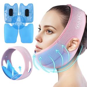 REVIX Wisdom Tooth Ice Pack Wrap with 3D Sewing Design Face Ice Wrap for Jaw, TMJ, Oral Discomfort, Teeth Removal and Dental Implants, Super Snug Fit with 4 Hot Cold Packs Reusable, Pink REVIX Wisdom Tooth Ice Pack Wrap with 3D Sewing Design Face Ice Wrap for Jaw, TMJ, Oral Discomfort, Teeth Removal and Dental Implants, Super Snug Fit with 4 Hot Cold Packs Reusable, Pink