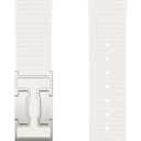 Silm Silicone Band Compatible with Apple Watch Bands 38mm40mm41mm42mm44mm45mm46mm49mm for women,Soft Silicone Replacement Strap for iWatch SE3/2/1 Series11 10 9 8 7 6 5 4 3 2 1 Ultra3/2/1 (White Band + Silver Buckle)