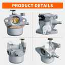 Ruixing OEM 799866 Carburetor for Briggs and Stratton 6.75hp 190cc 675 Series 725EX Engine Craftsman Troy Bilt TB230 Toro 22 Recycler Lawnmower Carburetor 799866 790845 799871 794304