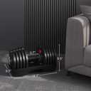 Yaheetech Adjustable Dumbbell 90 Lb Adjustable Dumbbell Pair Quick Adjustable Dumbbell
