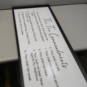 The Ten Commandments Rustic Bible Verse Framed Wall Art, 40''×15'' Positive Religious Christian Saying Sign for God Jesus Christ Prayer, Vintage Horizontal Holy Inspirational Catholic Scripture Decor