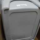 IRIS USA Cat Litter Box Large Open Top with High Sided Walls Tall Scatter Shield Scoop Included Easy Clean Plastic Pan Stain Resistant for Big Cats Kittens Indoor Multi-Cat Households